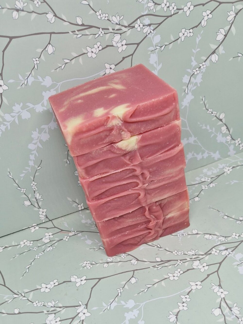 6 Handmade Soap Bars Hawaiian HIBISCUS Large 4-5oz